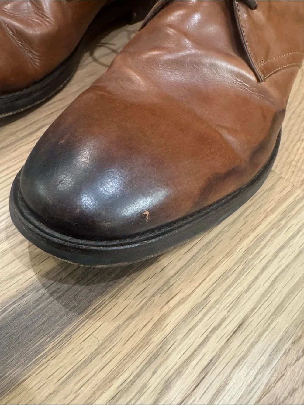 To Boot  New York Leather Brown Chukka Boot